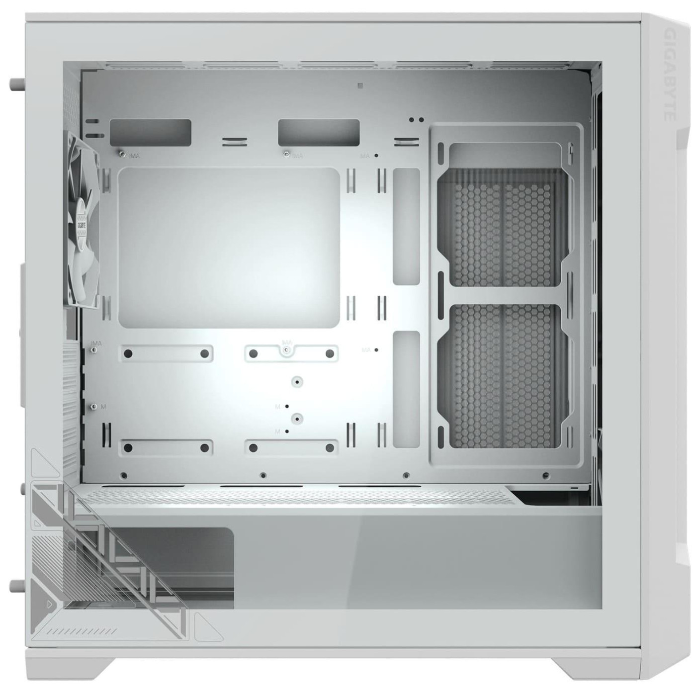 Корпус Gigabyte C102 Glass Ice без БЖ White (GB-C102GI) Без БП