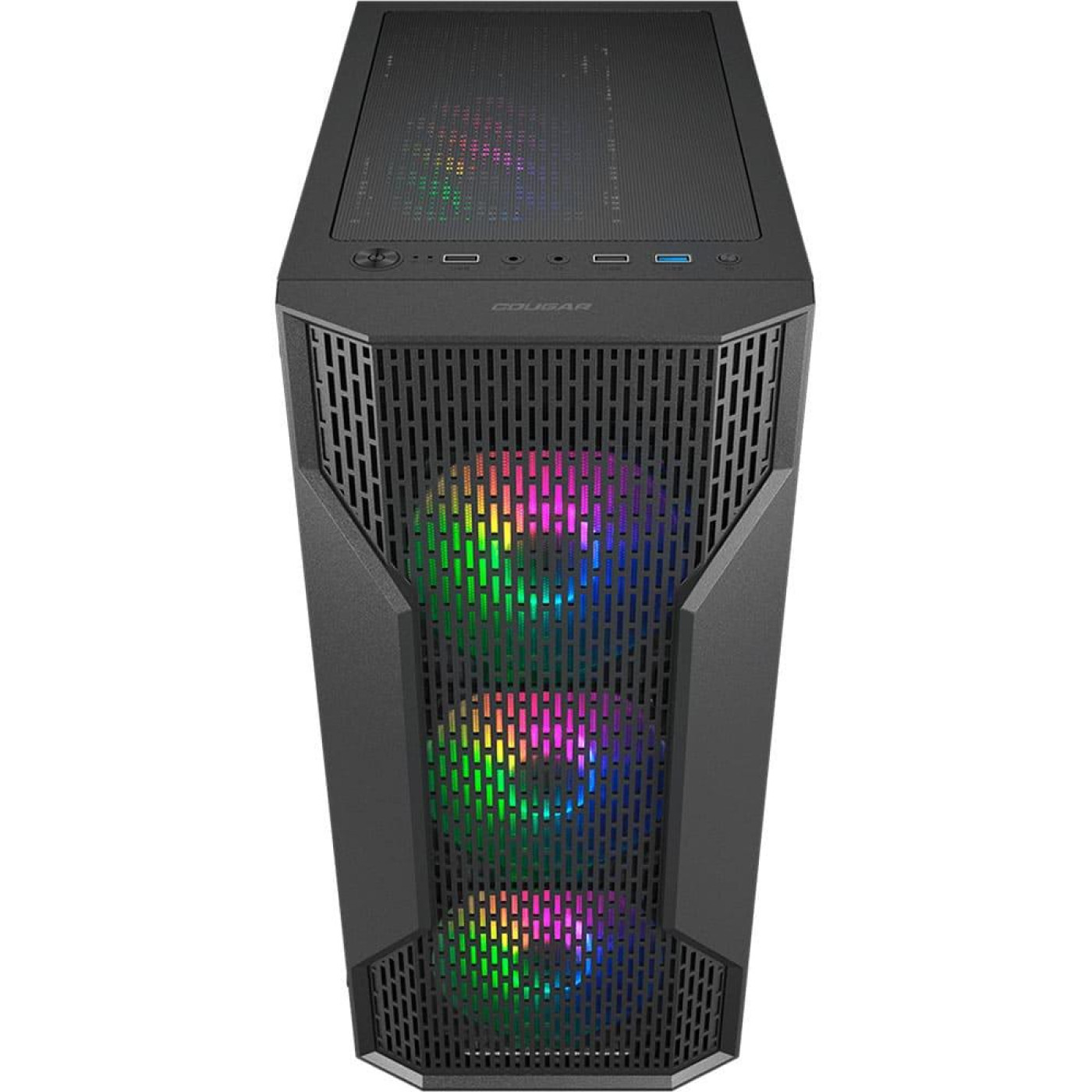 Корпус Cougar MX110 Uniface RGB Black (MX110 RGB) U1