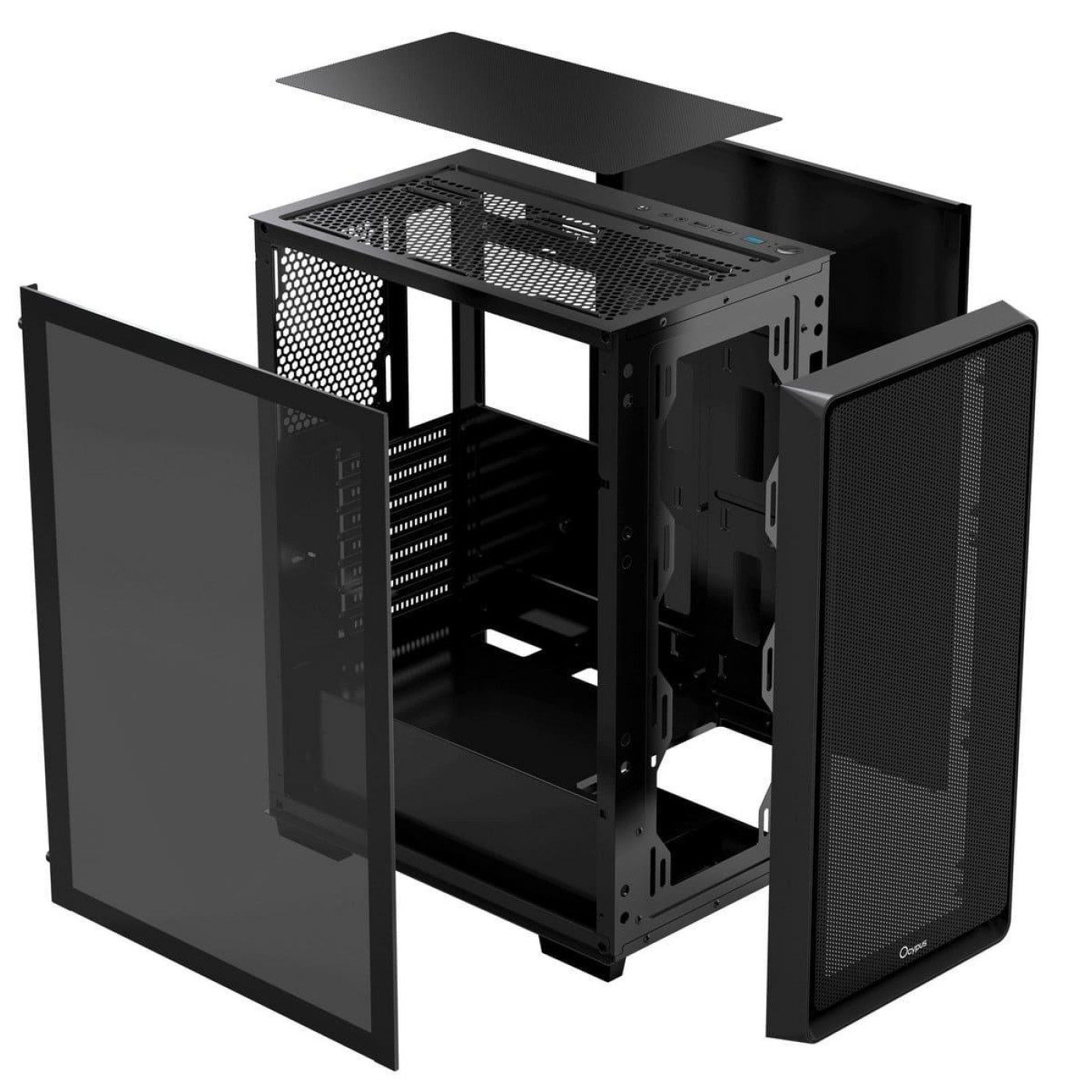 Корпус OCYPUS GAMMA C60 Black (GAMMA-C60-BKG000XX-GL) Без БП