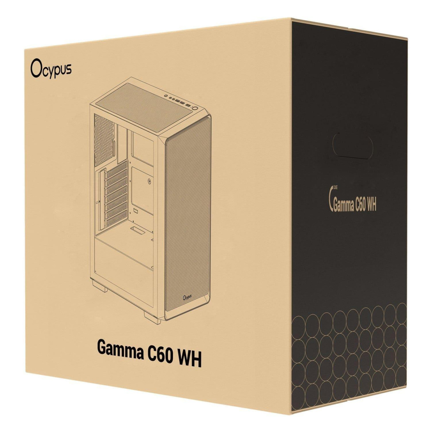 Корпус Ocypus Gamma C60 White (GAMMA-C60-WHG000XX-GL)