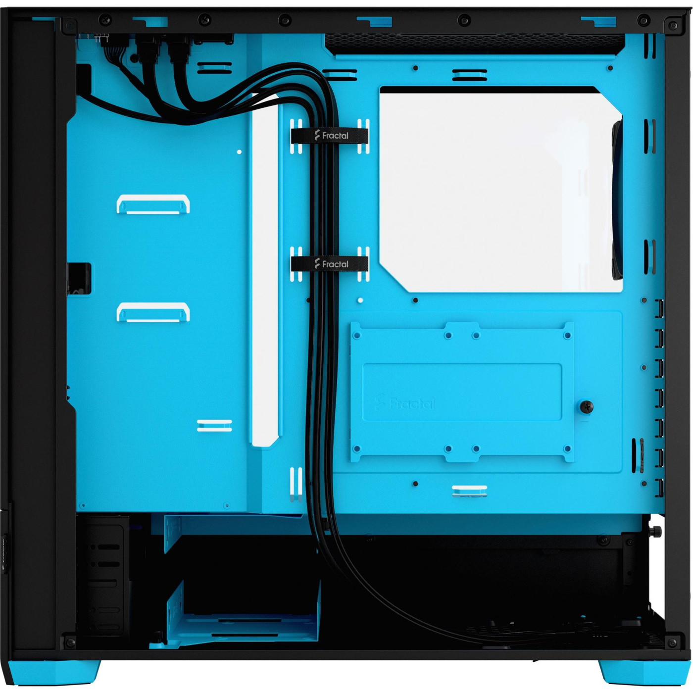 Корпус Fractal Design Pop Air RGB Tempered Glass без БЖ Cyan Core (FD-C-POR1A-02) Без БП