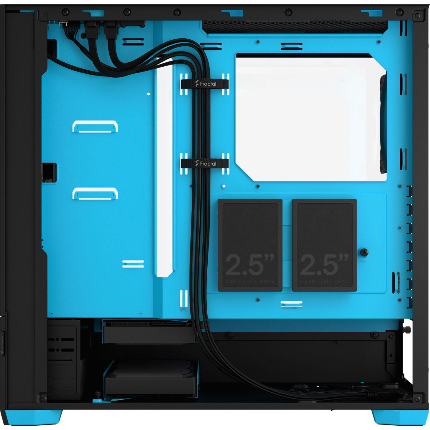 Корпус Fractal Design Pop Air RGB Tempered Glass без БЖ Cyan Core (FD-C-POR1A-02) Без БП