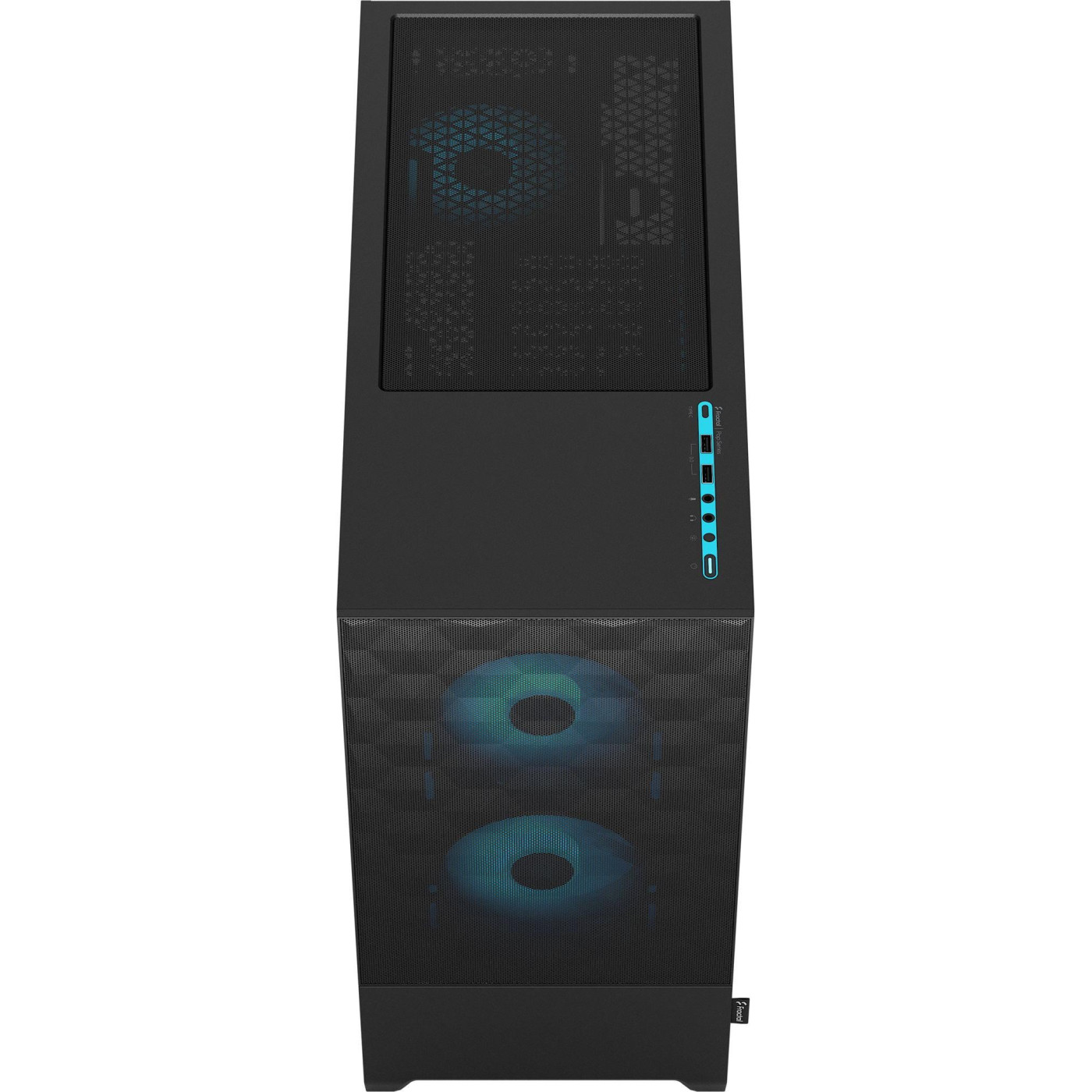 Корпус Fractal Design Pop Air RGB Tempered Glass без БЖ Cyan Core (FD-C-POR1A-02) Без БП