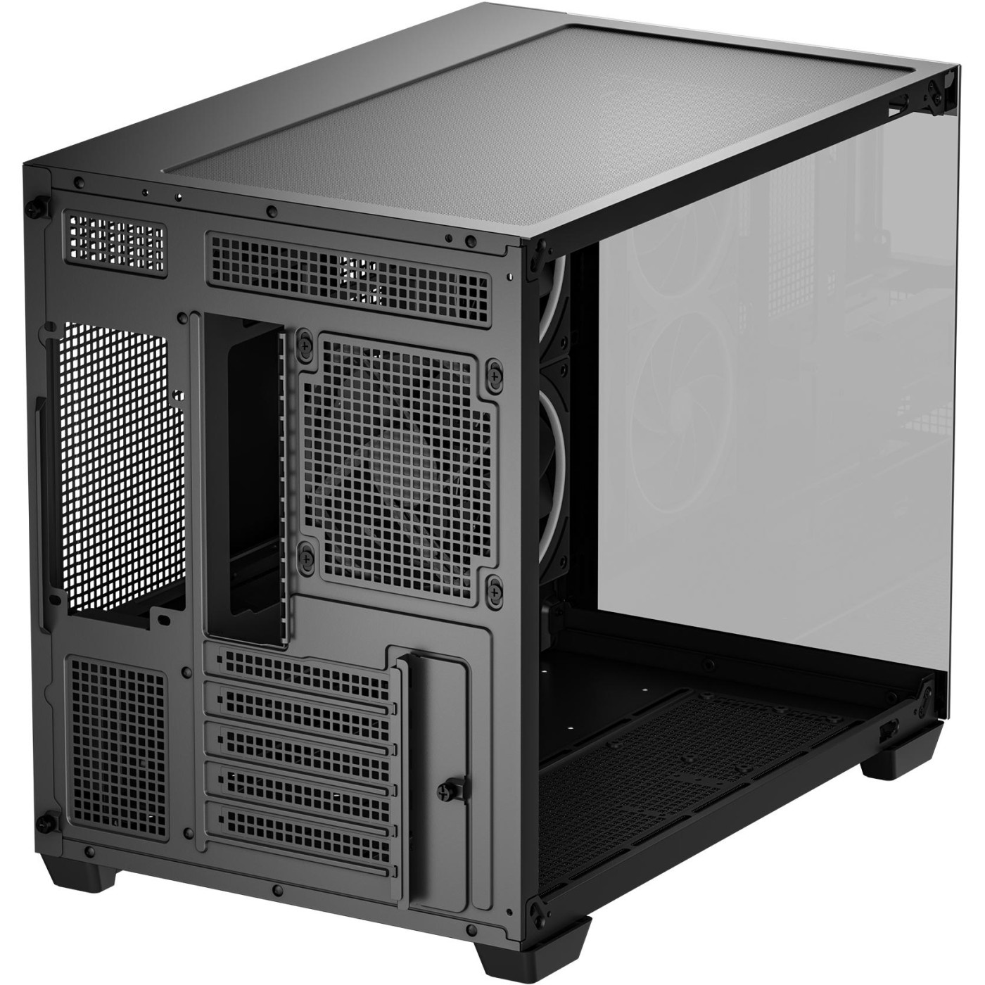 Корпус Deepcool CG330 3F Black без БЖ (R-CG330-BKNGM3-G) Без БП