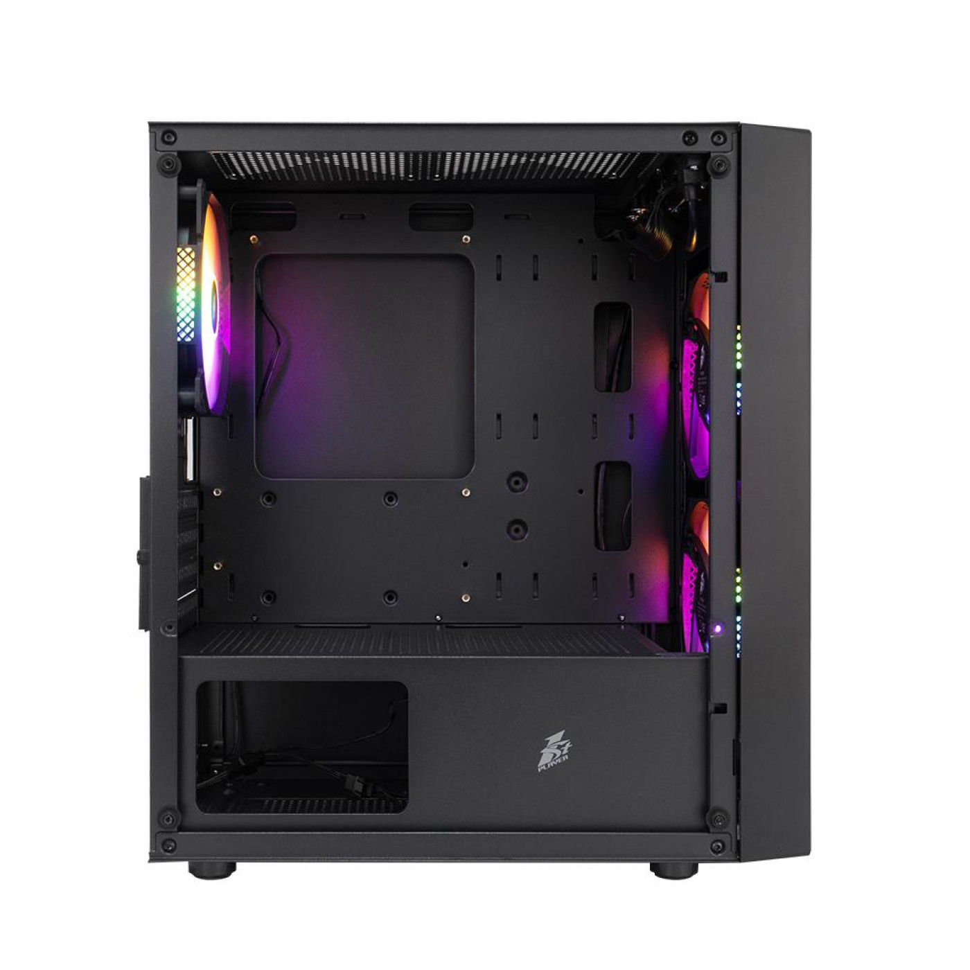 Корпус 1stPlayer BS-2-BK-3F1 Black (BS-2-BK-3F1) Без БП