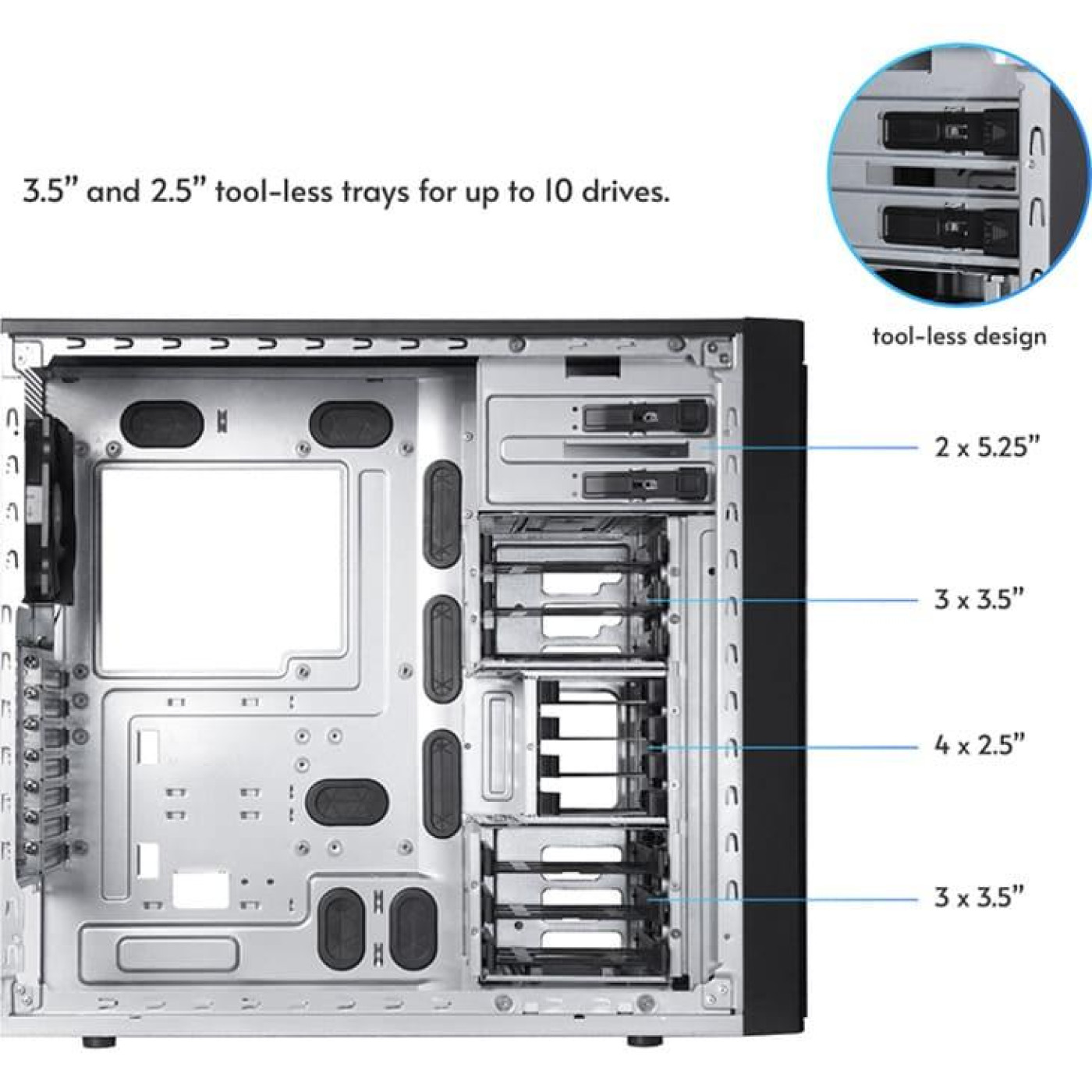 Корпус Chieftec UNI BW-01B-OP Black (BW-01B-OP)