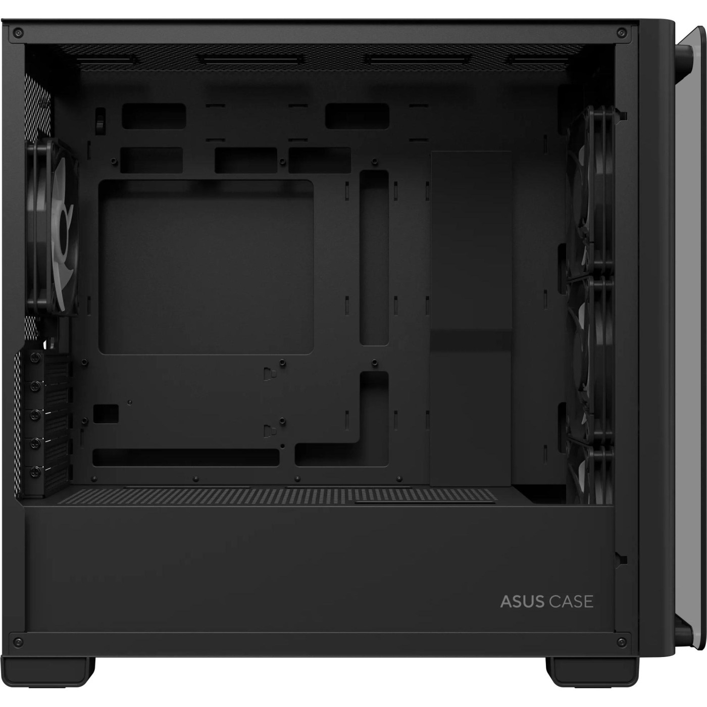 Корпус ASUS A23 Plus Tempered Glass ARGB BTF без БП (90DC00K3-B19010) Black (90DC00K0-B19010)