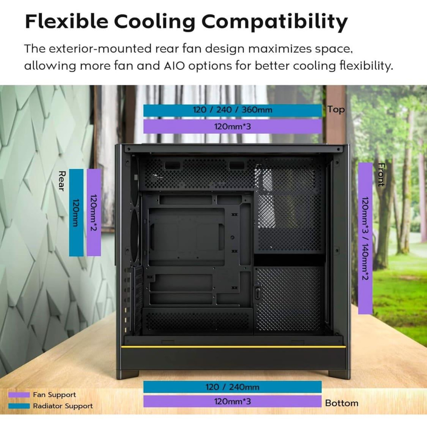 Корпус MONTECH HS01 (B) (HS01 (B))