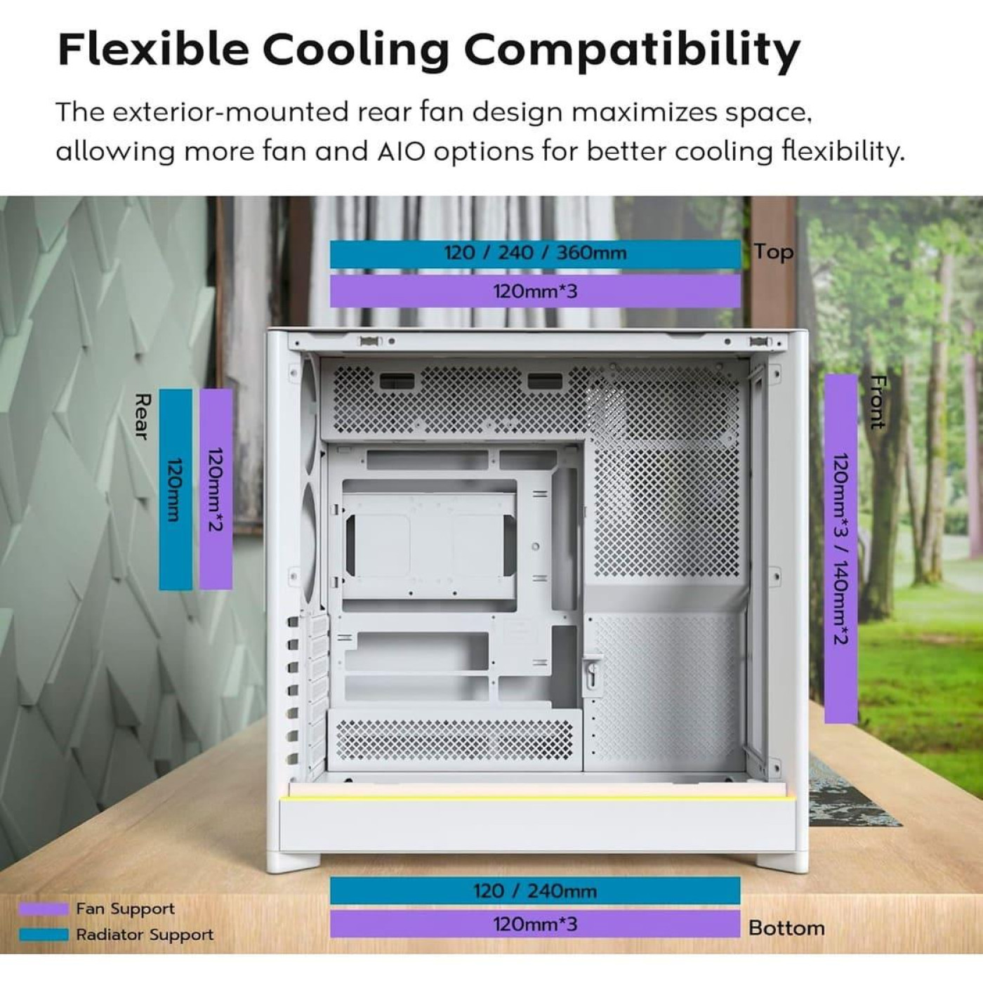 Корпус MONTECH HS01 (W) (HS01 (W))