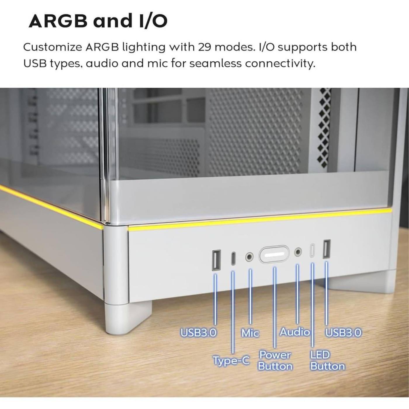 Корпус MONTECH HS01 (W) (HS01 (W))