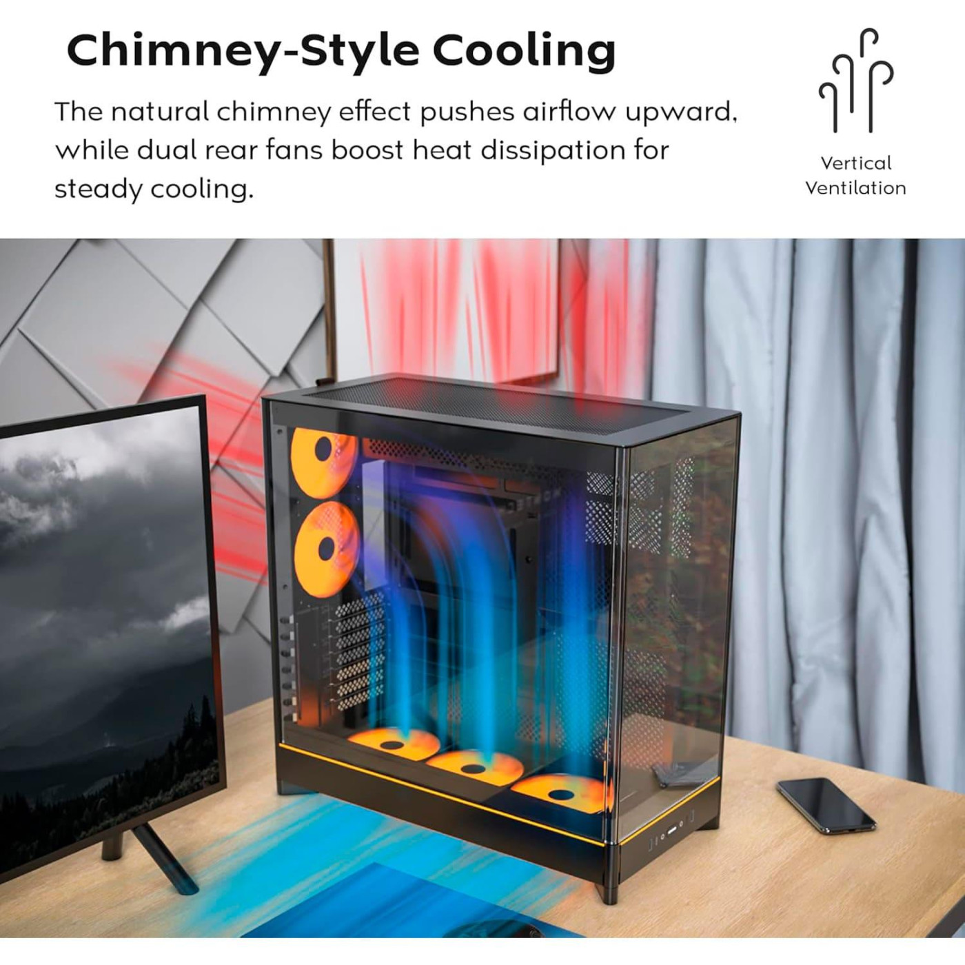 Корпус MONTECH HS02 (B) (HS02 (B))