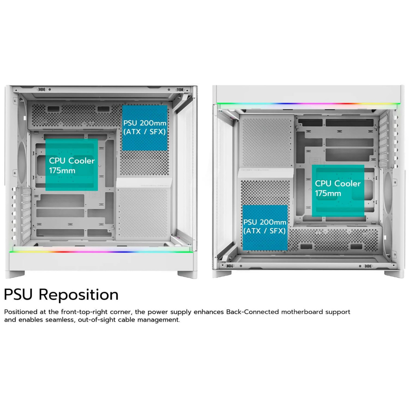 Корпус MONTECH HS02 (W) (HS02 (W))