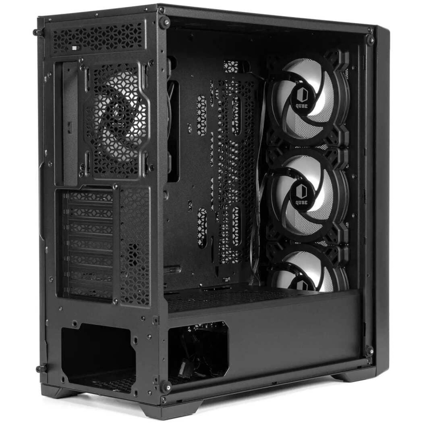 Корпус QUBE ARGON без БП Black (ARGON_F1NU3)