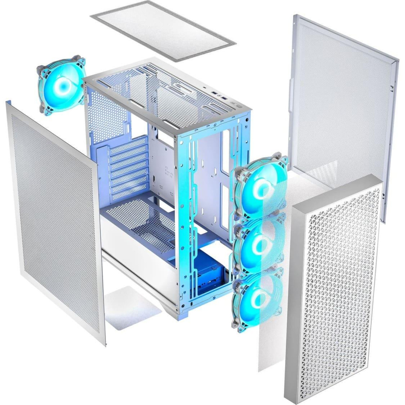 Корпус LogicConcept DART PRO ARGB WHITE MESH без БП (AT-DART-PRO-ARGB-20)