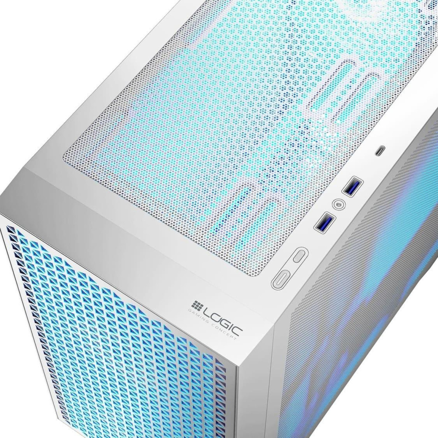 Корпус LogicConcept DART PRO ARGB MINI WHITE MESH без БП (AM-DART-PRO-ARGB-20)