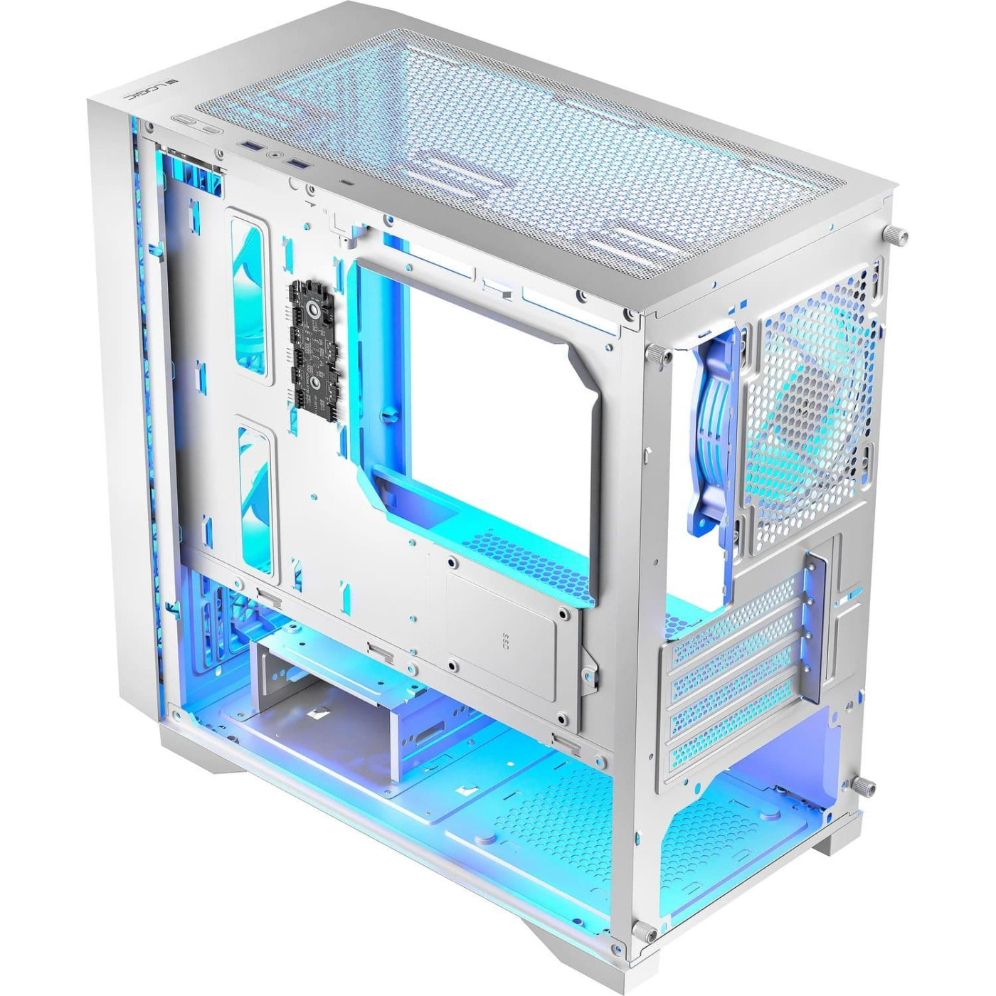 Корпус LogicConcept DART PRO ARGB MINI WHITE MESH без БП (AM-DART-PRO-ARGB-20)