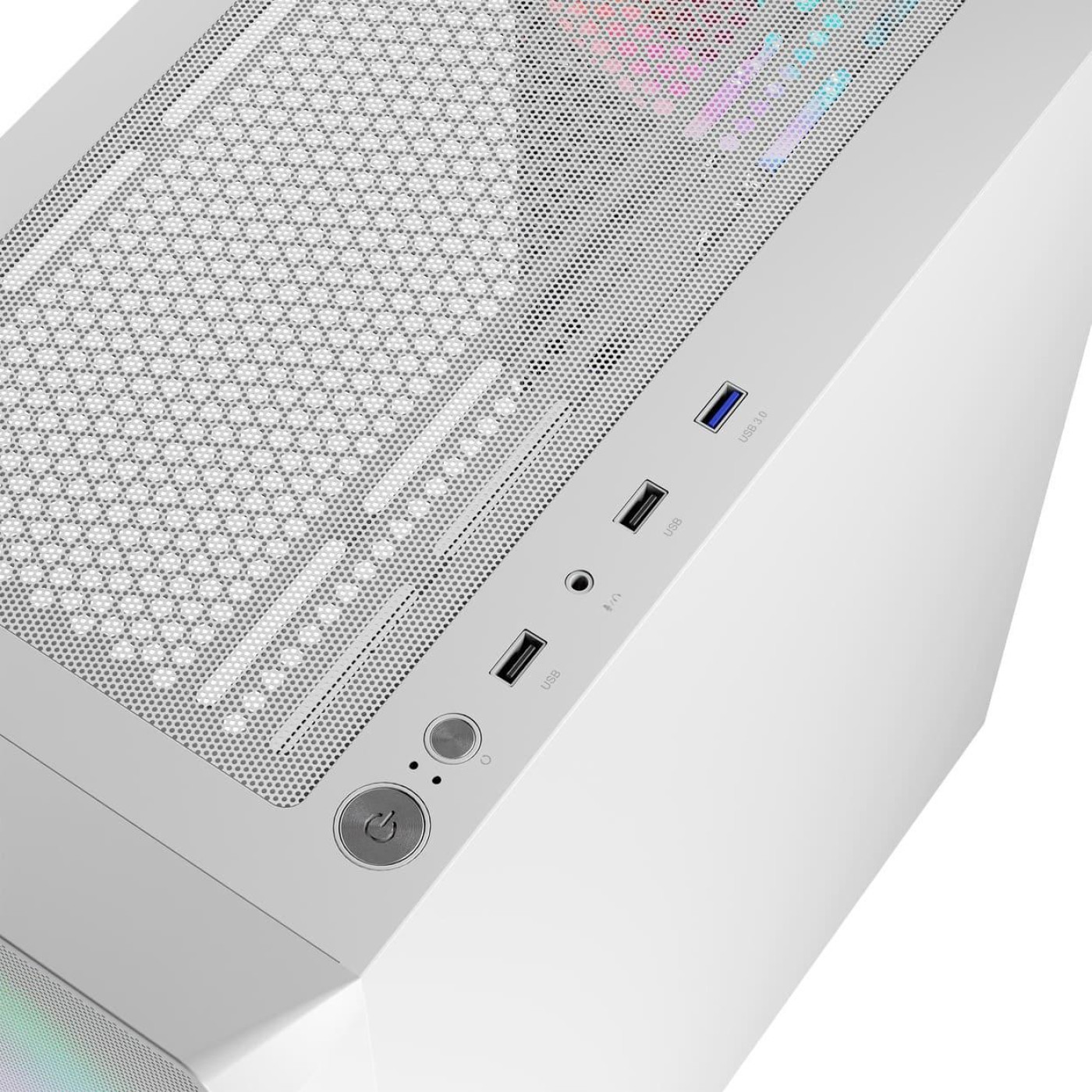 Корпус LogicConcept PORTOS MESH+GLASS ARGB White без БП (AT-PORTOS-20-0000000-0002)