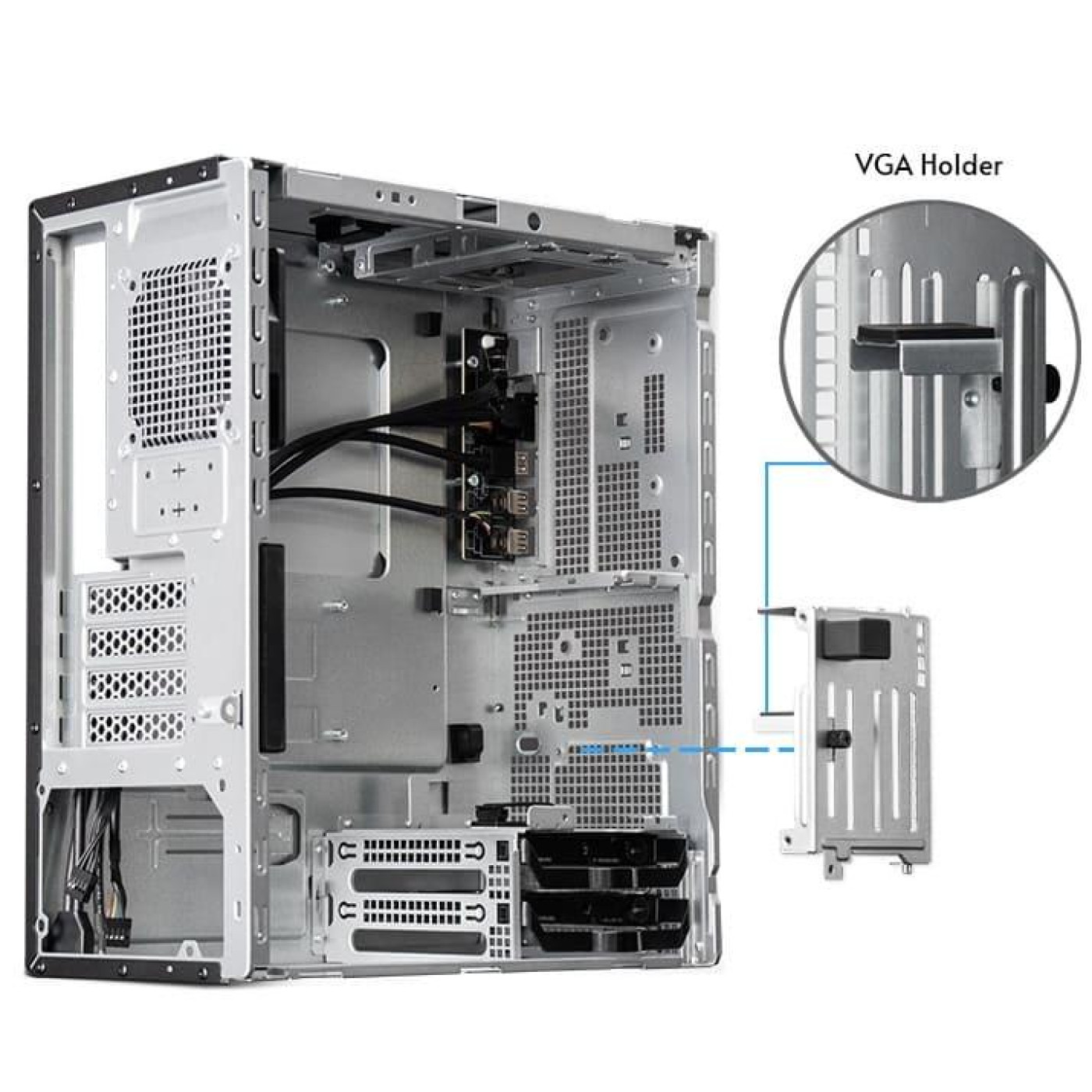 Корпус Chieftec UNI BS-20B-OP без БП Black (BS-20B-OP)