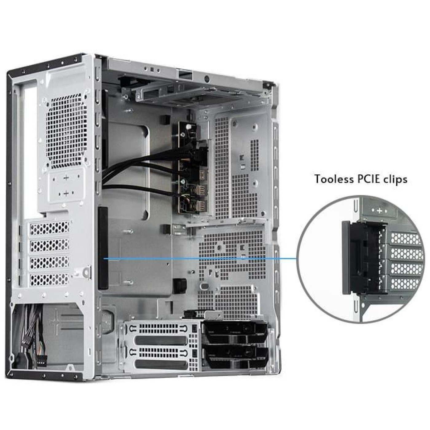 Корпус Chieftec UNI BS-20B-OP без БП Black (BS-20B-OP)