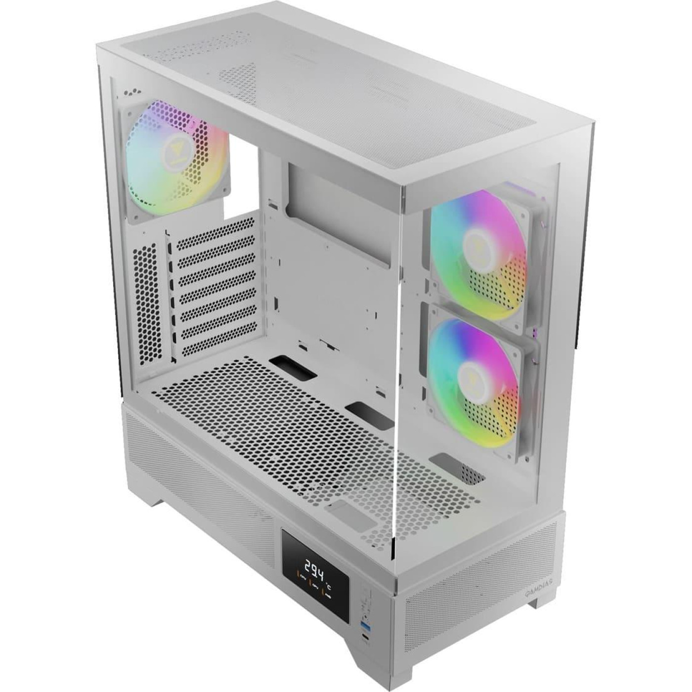 Корпус GAMDIAS ATLAS M1 WH (4712960139572) Без БП