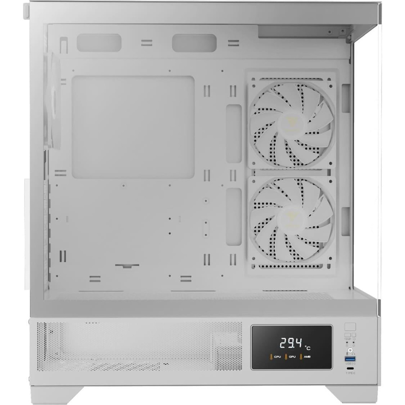 Корпус GAMDIAS ATLAS M1 WH (4712960139572) Без БП