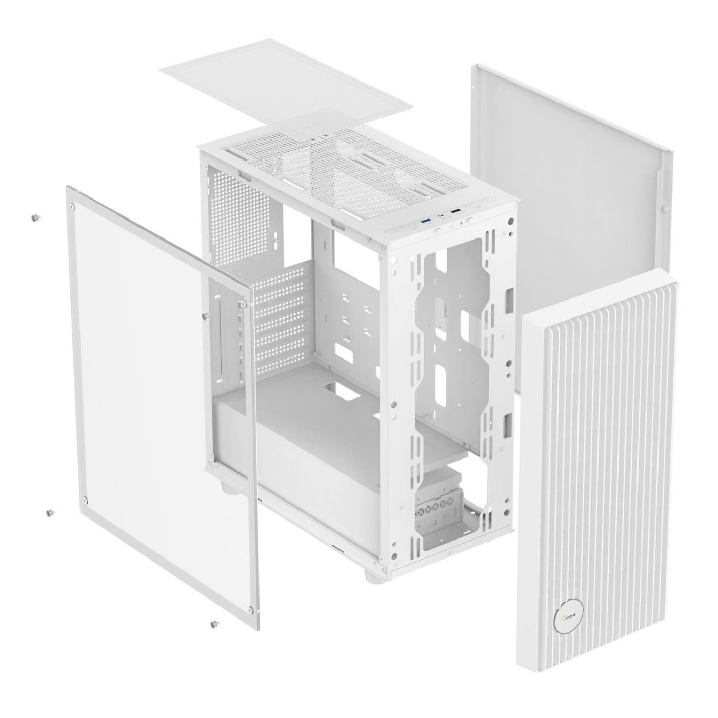 Корпус OCYPUS GAMMA C70 WH (GAMMA-C70-WHG000XX-GL) Без БП
