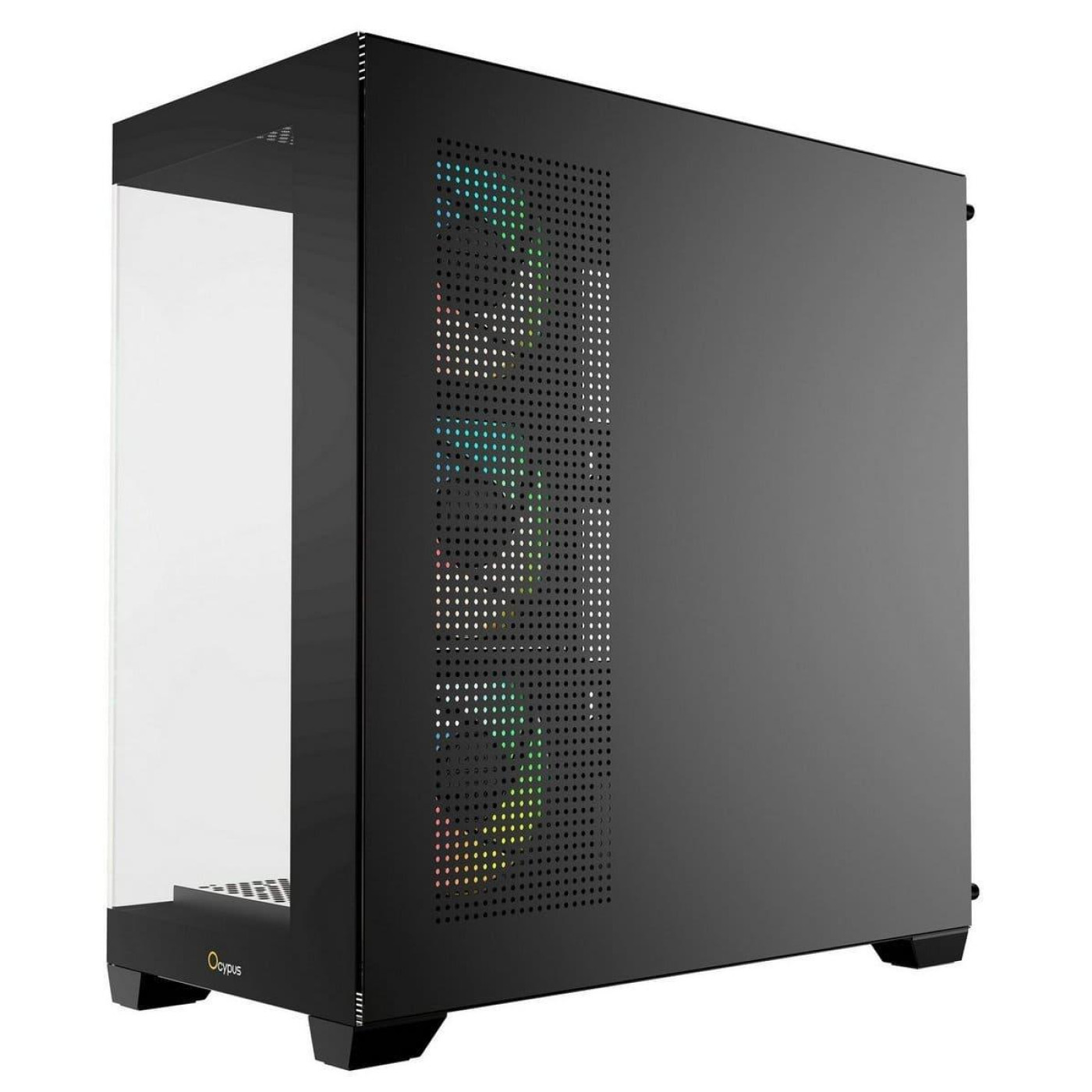 Корпус OCYPUS GAMMA C72 BK ARGB (GAMMA-C72-BKD400XX-GL) Без БП