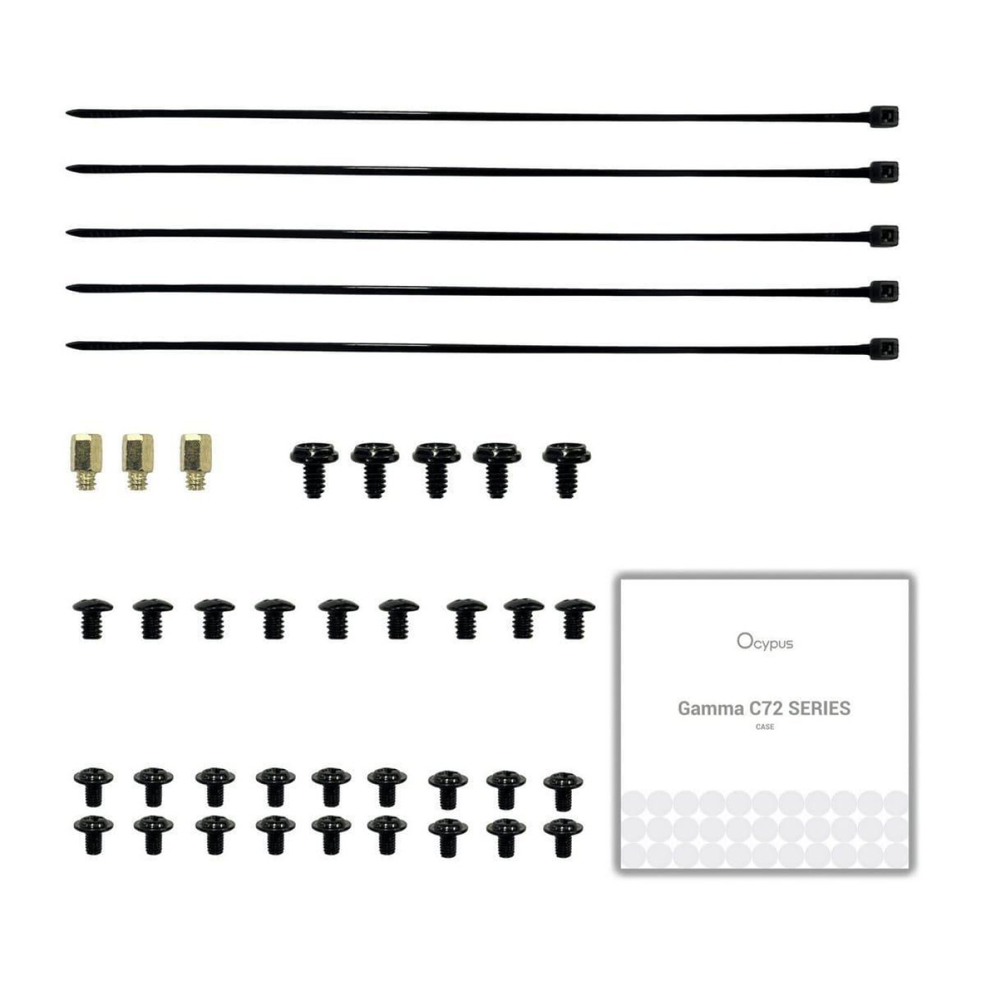 Корпус OCYPUS GAMMA C72 BK ARGB (GAMMA-C72-BKD400XX-GL) Без БП