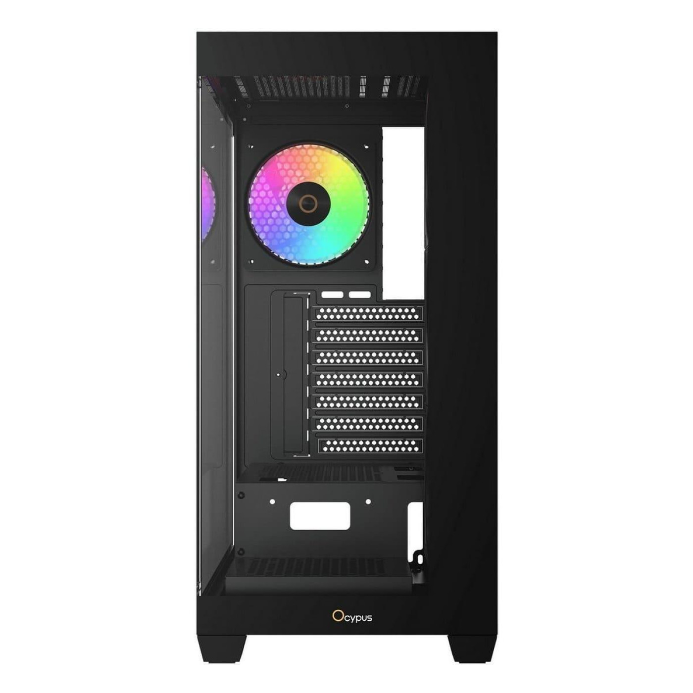Корпус OCYPUS GAMMA C72 BK ARGB (GAMMA-C72-BKD400XX-GL) Без БП