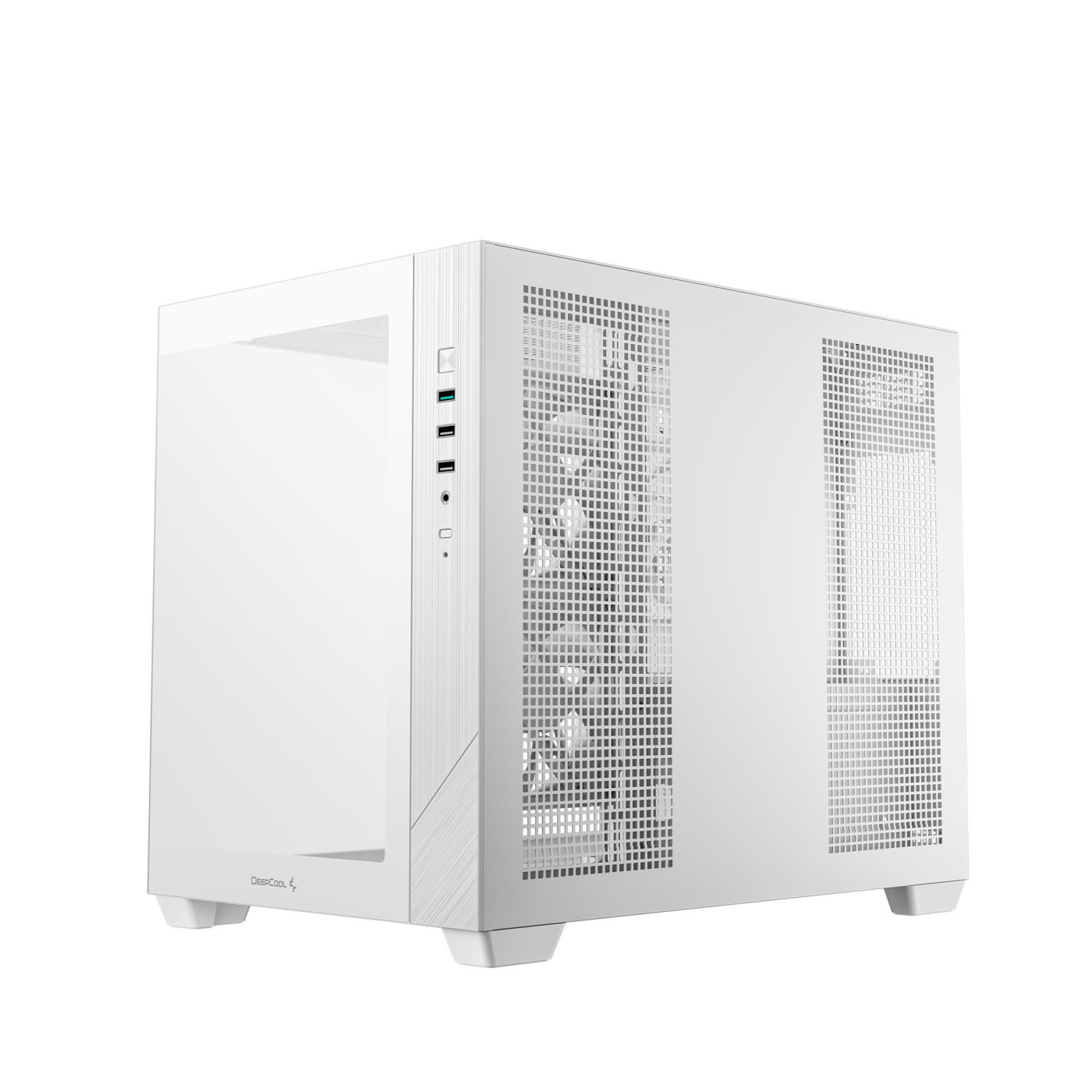 Корпус Deepcool CG330 3F White без БЖ (R-CG330-WHNGM3-G) Без БП