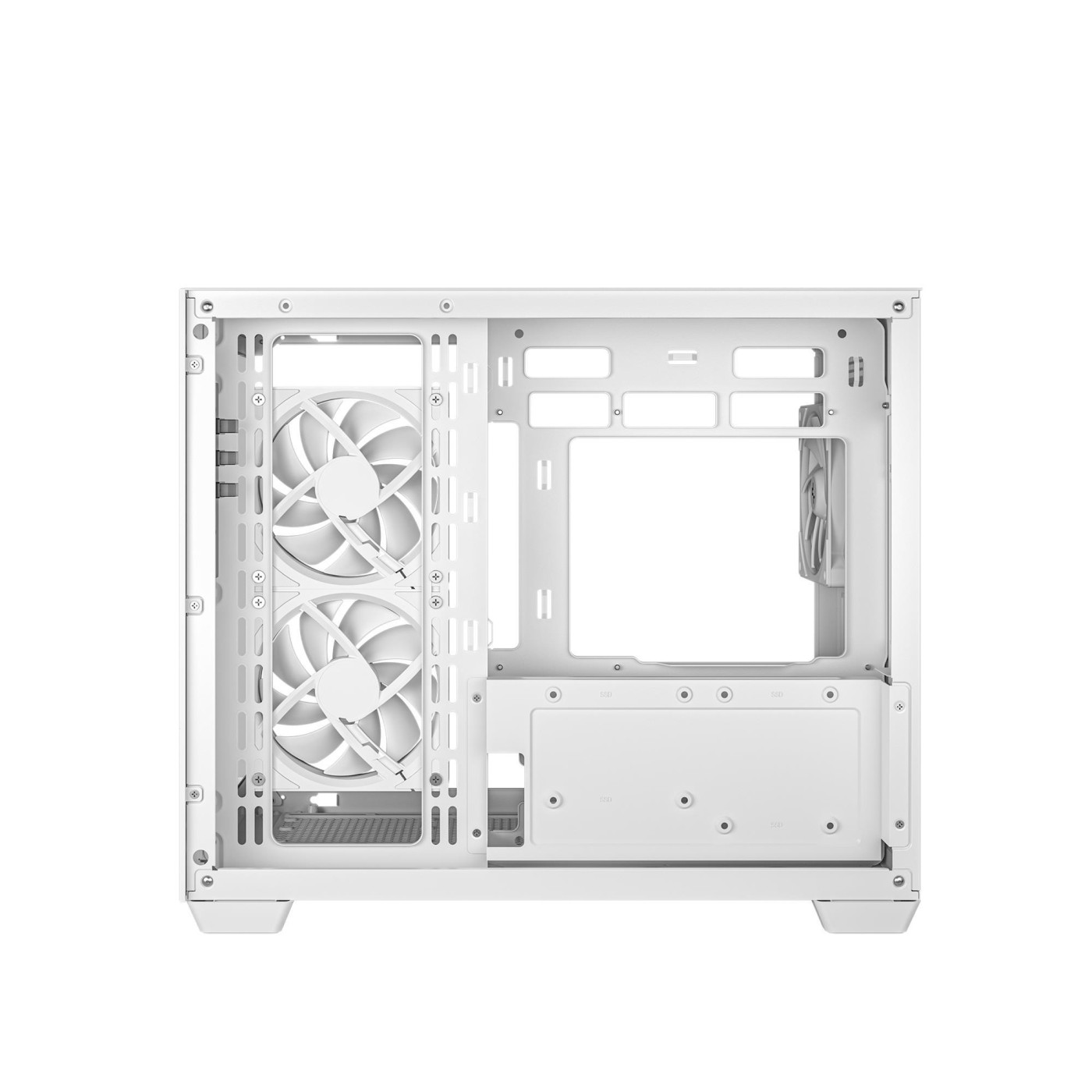 Корпус Deepcool CG330 3F White без БЖ (R-CG330-WHNGM3-G) Без БП