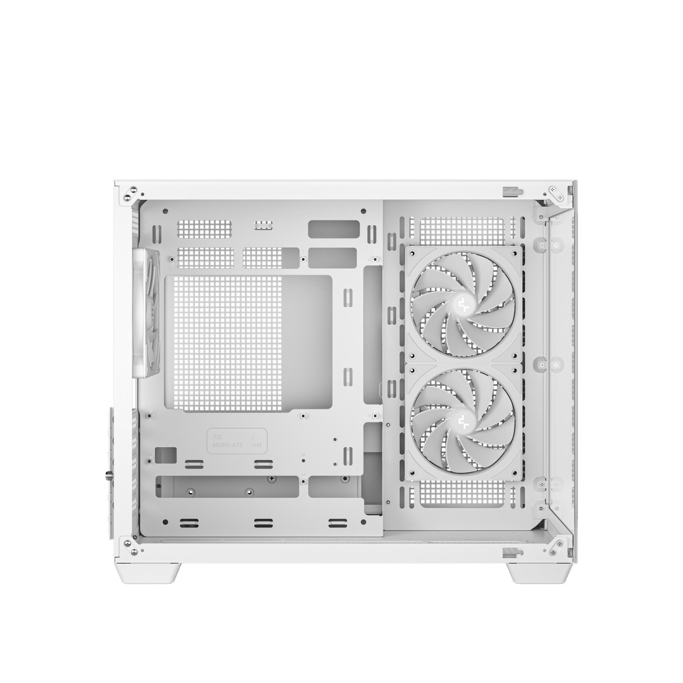 Корпус Deepcool CG330 3F White без БЖ (R-CG330-WHNGM3-G) Без БП