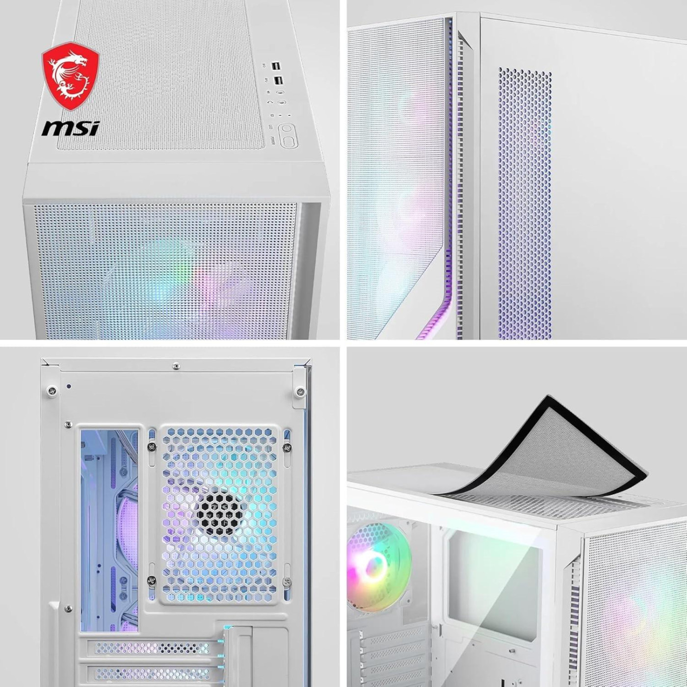 Корпус MSI MAG Forge 320R White AirFlow без БЖ (MAG FORGE 320R WHITE AIRFLOW)