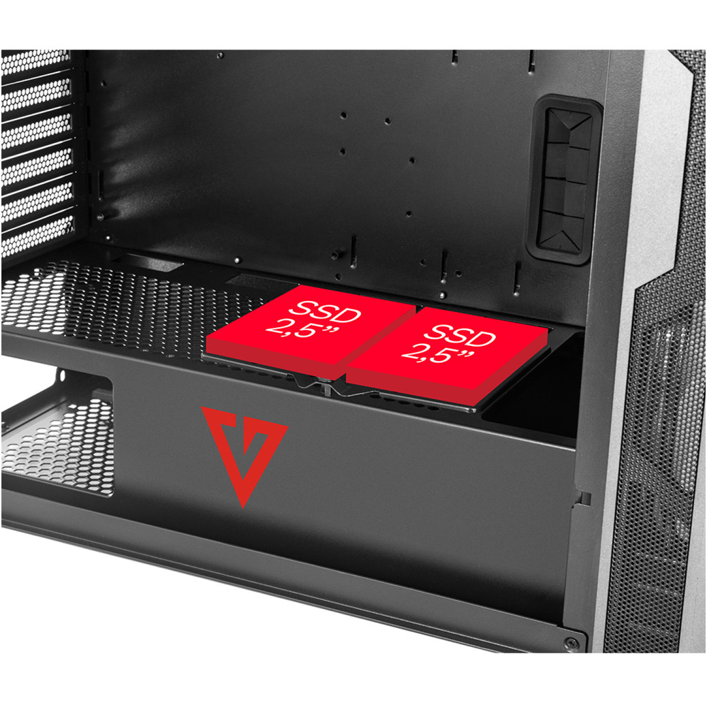 Корпус Modecom AMIRANI BLACK без БЖ ATX (AT-AMIRANI-PD-10-000000-0)