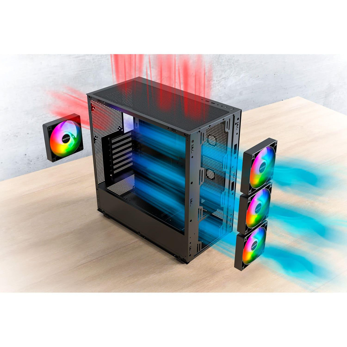 Корпус MONTECH XR WOOD (B) (XR WOOD (B))