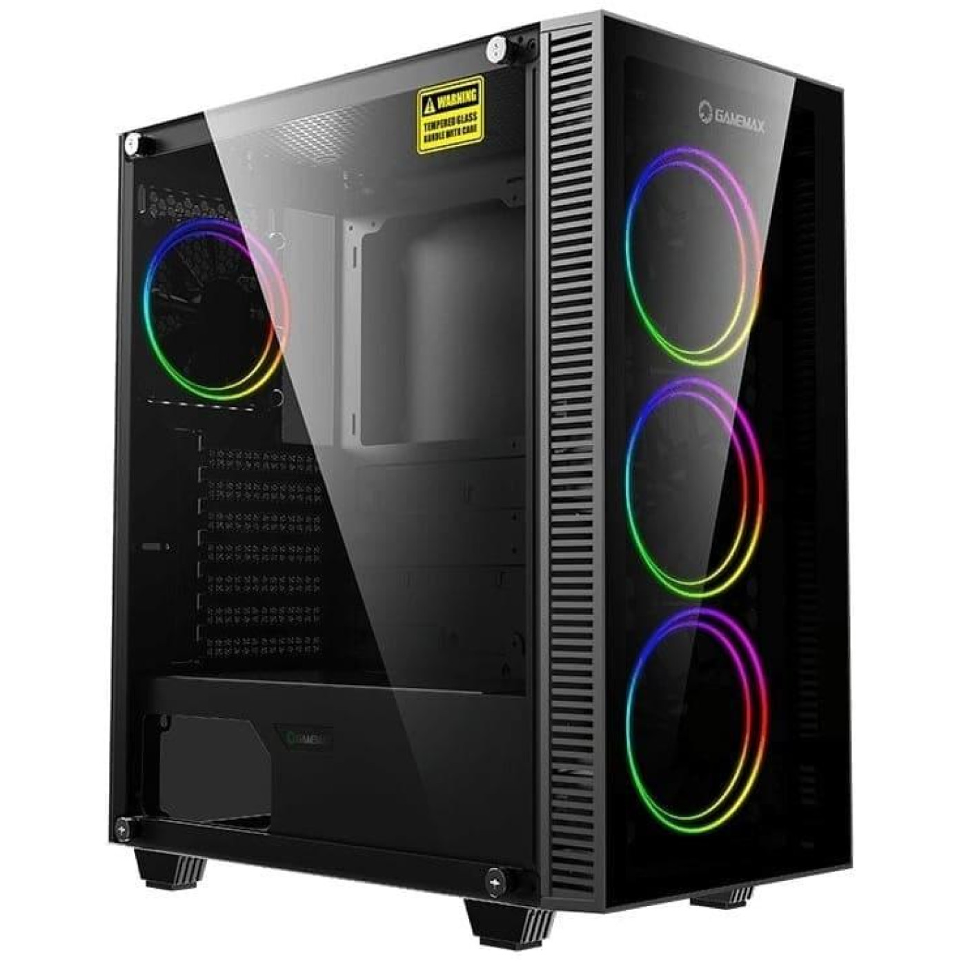 Корпус GAMEMAX Draco XD ARGB Tempered Glass без БП Black (Draco XD ARGB) Б/в