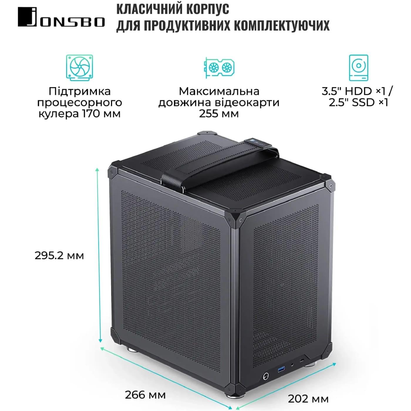 Корпус JONSBO C6-ITX Black