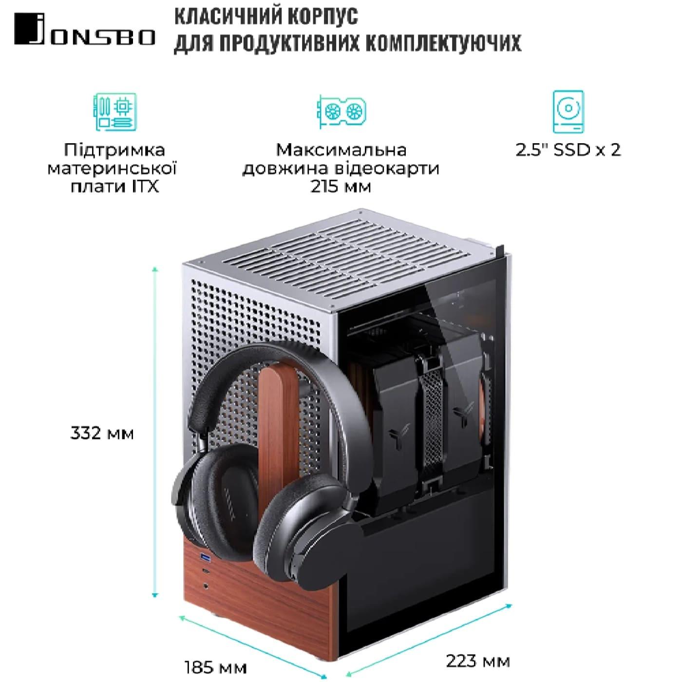 Корпус JONSBO T6 Black