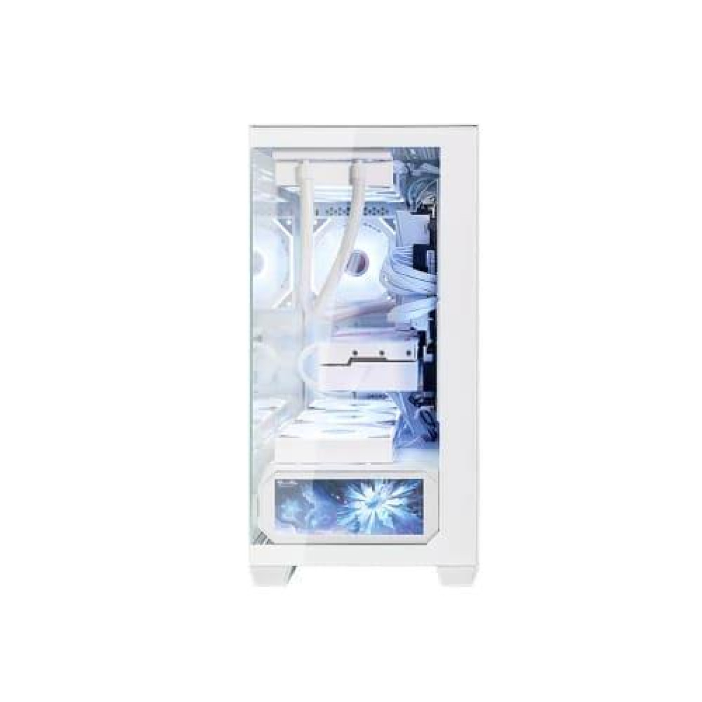 Корпус ALmordor QX25M LCD без БП White (ALQX25MWH_LCD)
