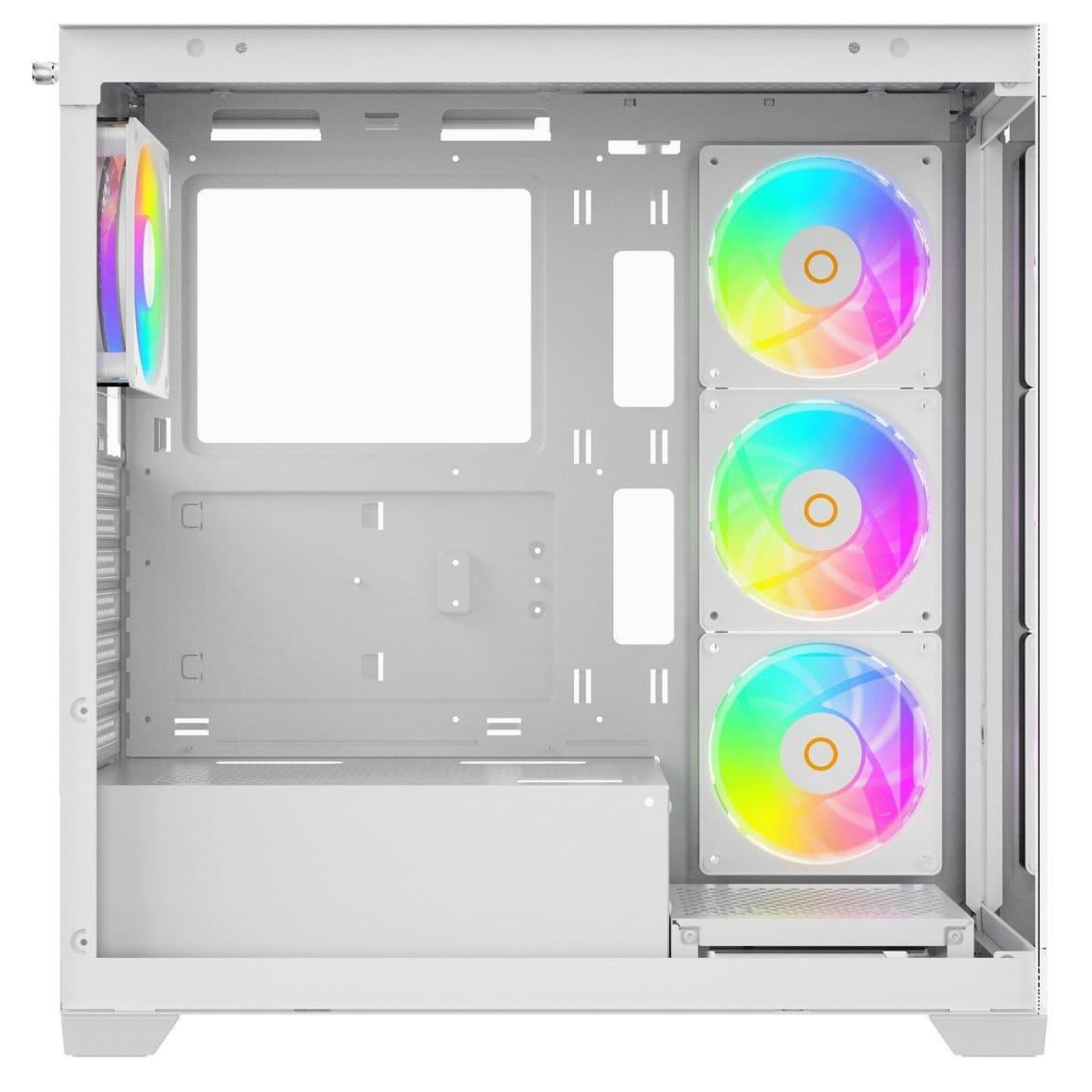 Корпус OCYPUS GAMMA C72 WH ARGB (GAMMA-C72-WHD400XX-GL) Без БП