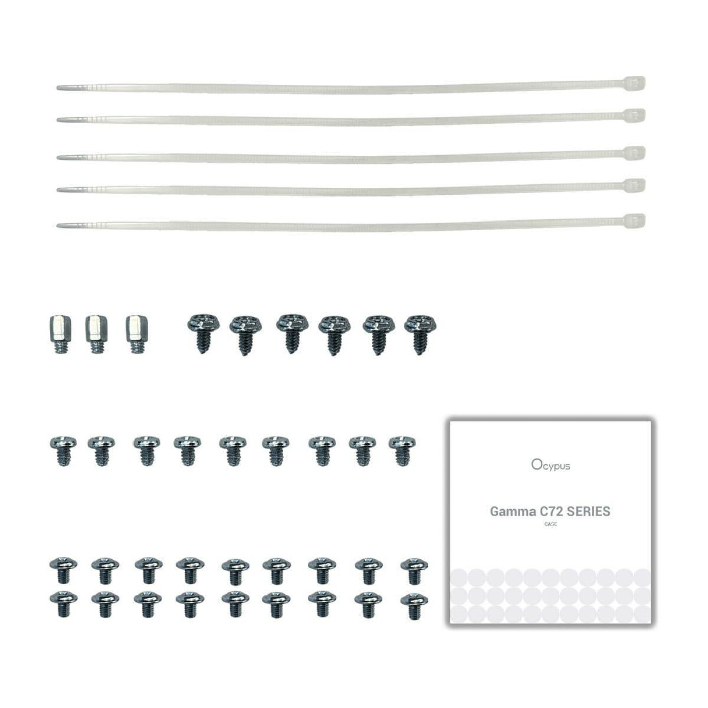 Корпус OCYPUS GAMMA C72 WH ARGB (GAMMA-C72-WHD400XX-GL) Без БП