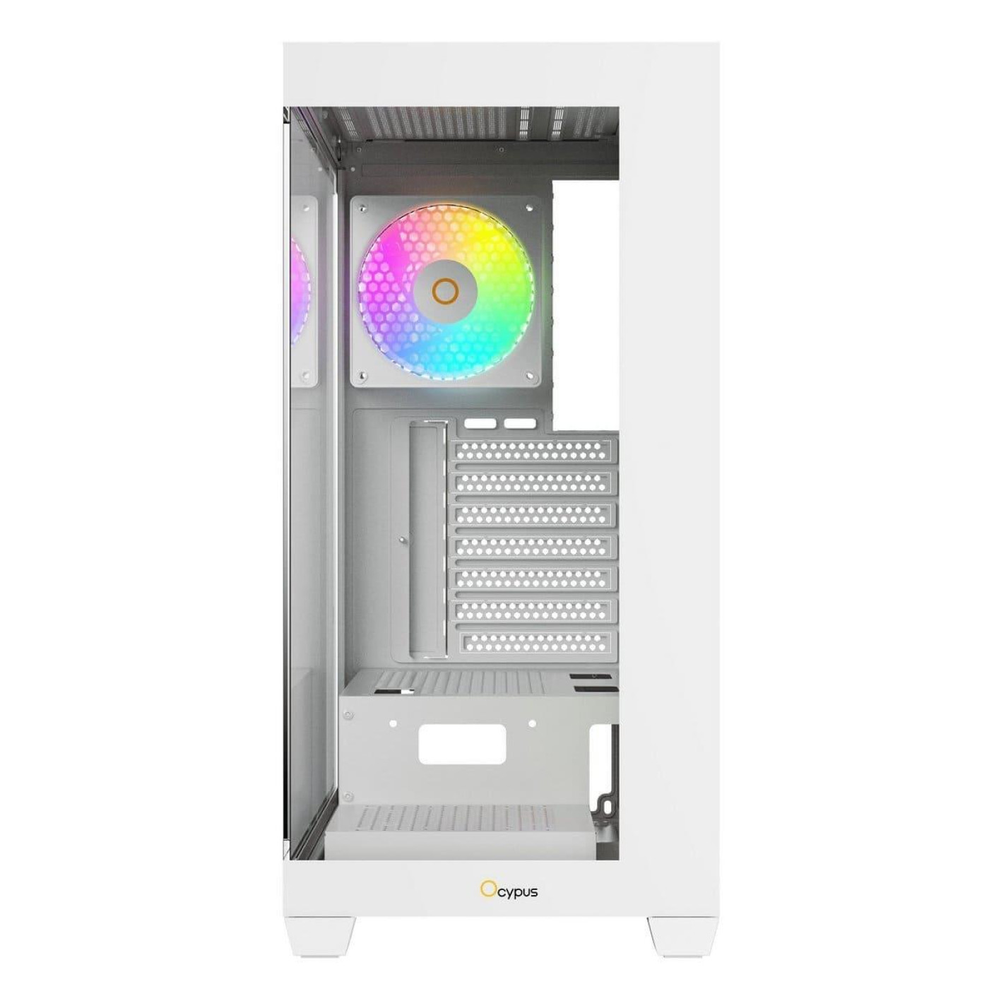 Корпус OCYPUS GAMMA C72 WH ARGB (GAMMA-C72-WHD400XX-GL) Без БП