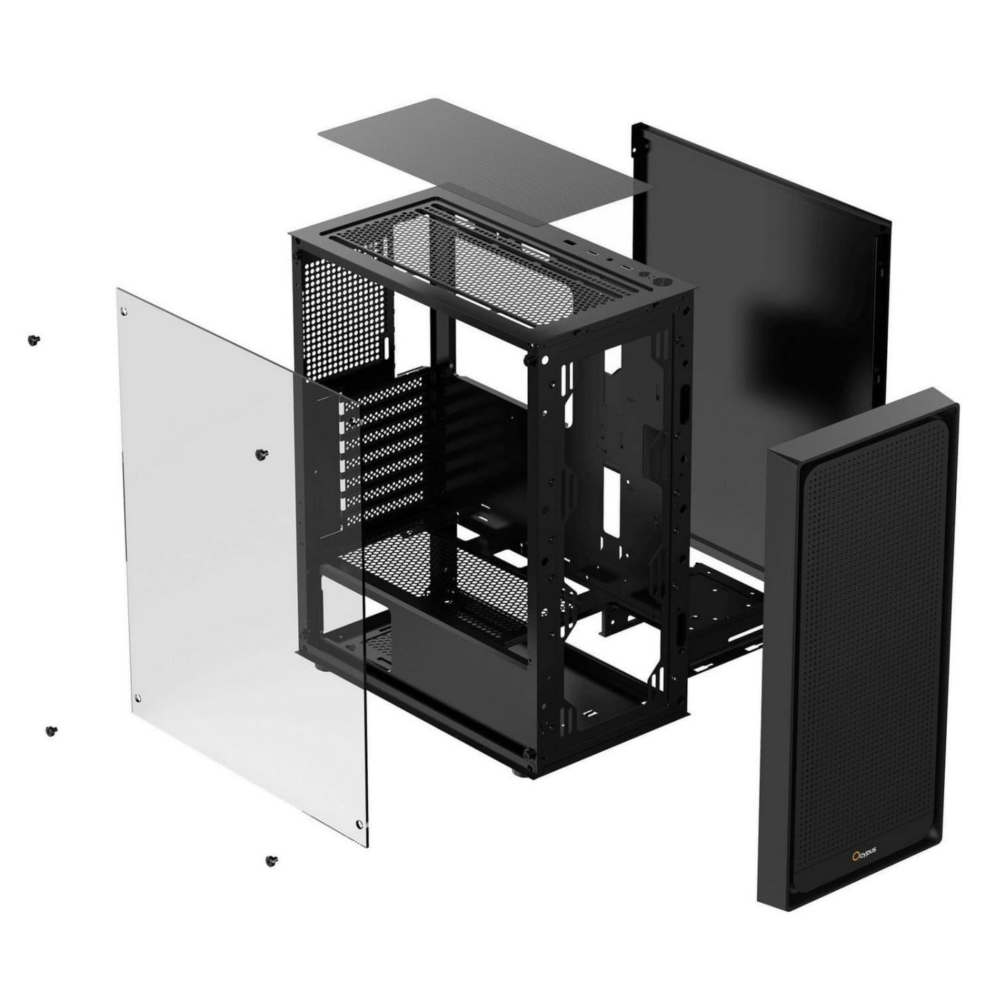 Корпус Ocypus GAMMA C50 BK (GAMMA-C50-BKG000XX-GL) Без БП