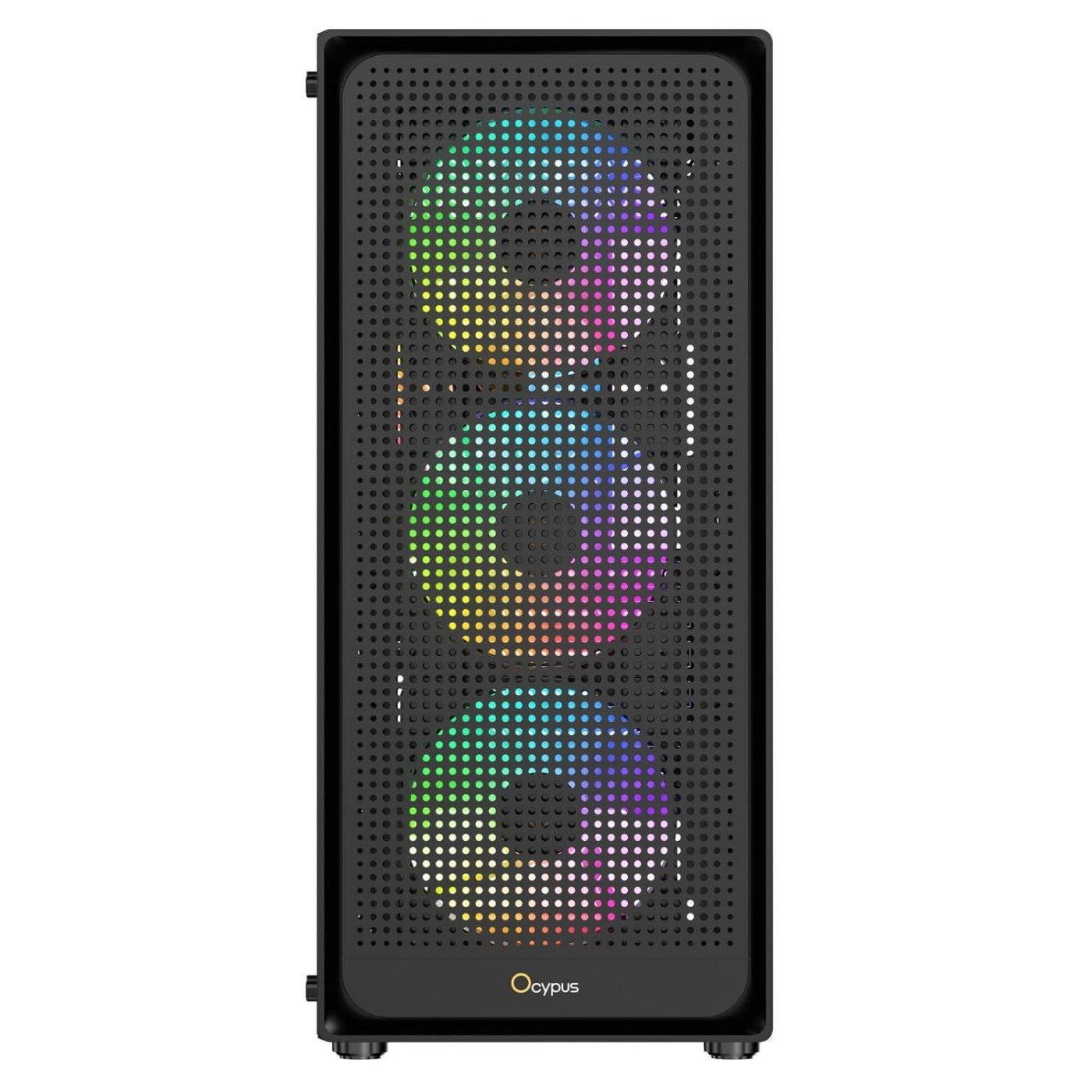 Корпус OCYPUS GAMMA C50 BK ARGB (GAMMA-C50-BKG400XX-GL) Без БП