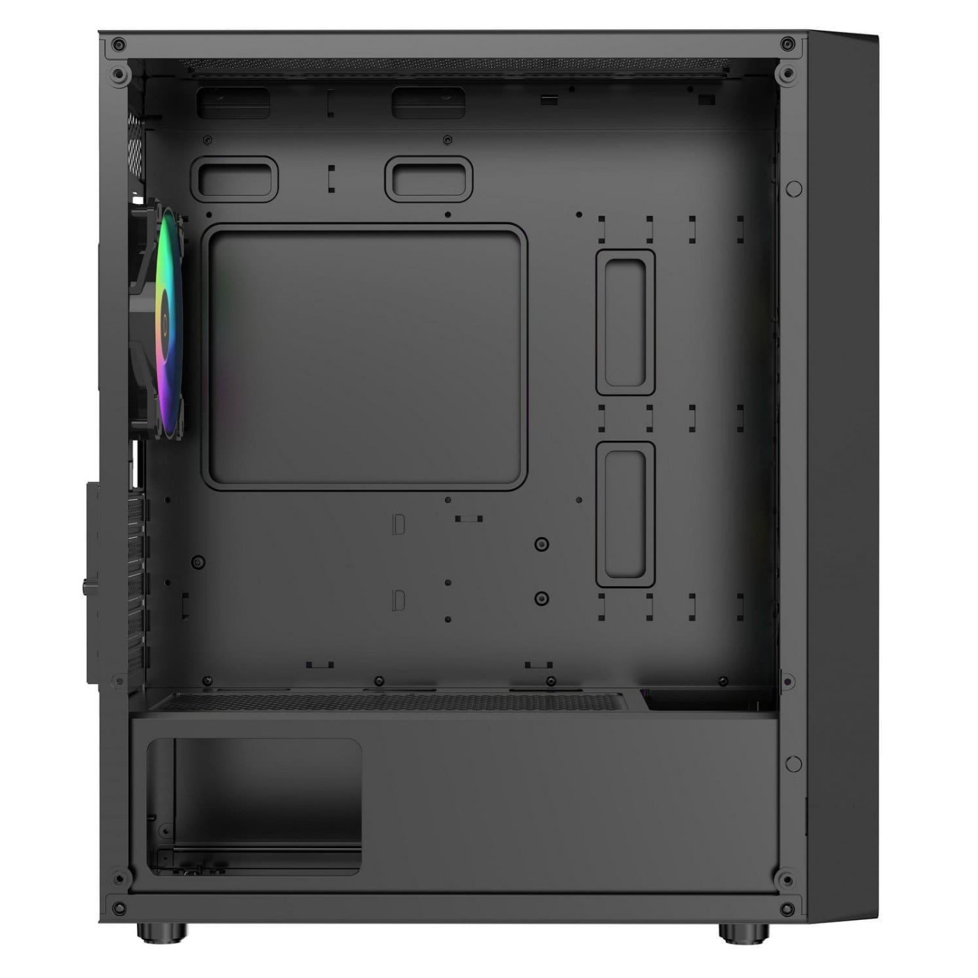 Корпус OCYPUS GAMMA C50 BK ARGB (GAMMA-C50-BKG400XX-GL) Без БП