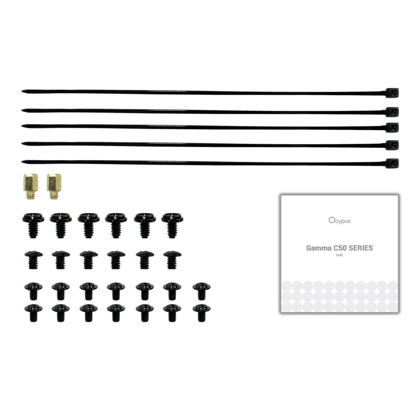 Корпус OCYPUS GAMMA C50 BK ARGB (GAMMA-C50-BKG400XX-GL) Без БП