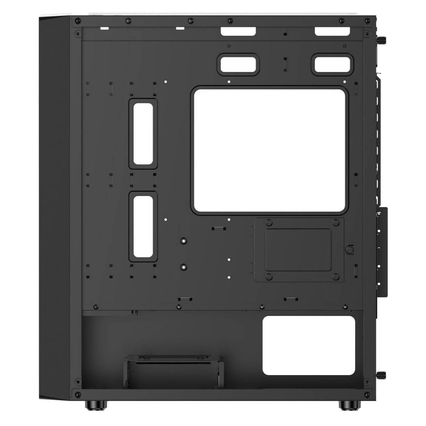 Корпус OCYPUS GAMMA C50 BK ARGB (GAMMA-C50-BKG400XX-GL) Без БП