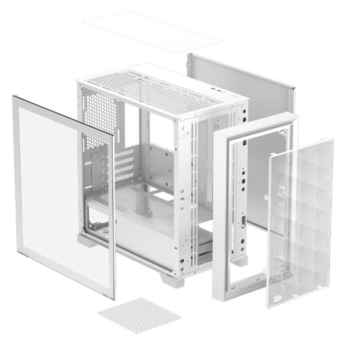 Корпус PcCooler CPS C3D310 Без БЖ White (C3D310-WHP0-GL)