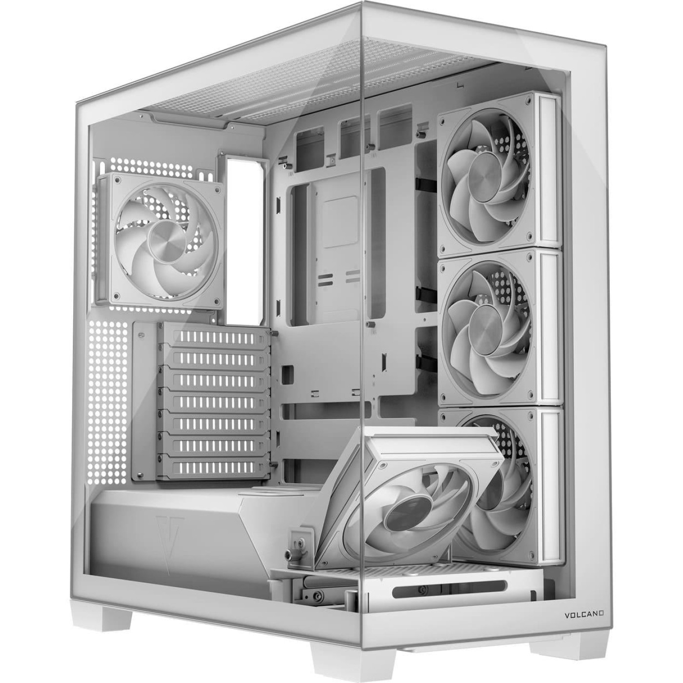 Корпус Modecom VOLCANO STELLAR ARGB без БП WHITE (AT-STELLAR-5F-ARGB-20)