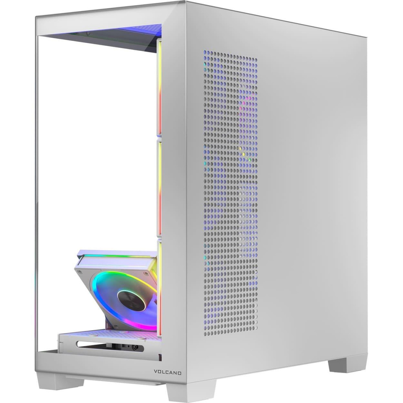 Корпус Modecom VOLCANO STELLAR ARGB без БП WHITE (AT-STELLAR-5F-ARGB-20)